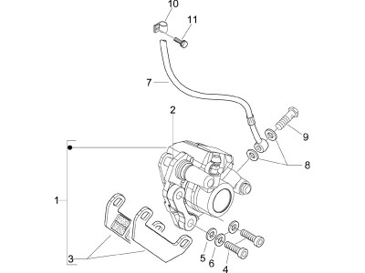 Σωληνώσεις φρένου-Δαγκάνες φρένου